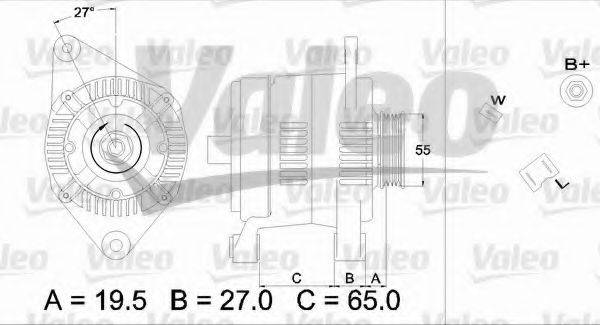 VALEO 436447 Генератор