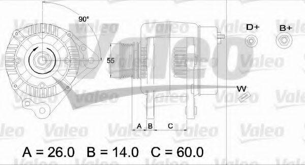 VALEO 436449 Генератор