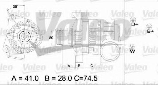 VALEO 436488 Генератор