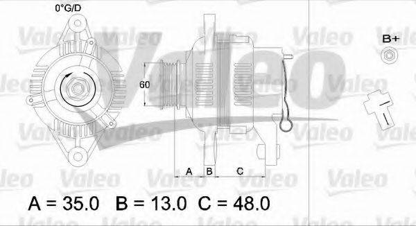 VALEO 436544 Генератор