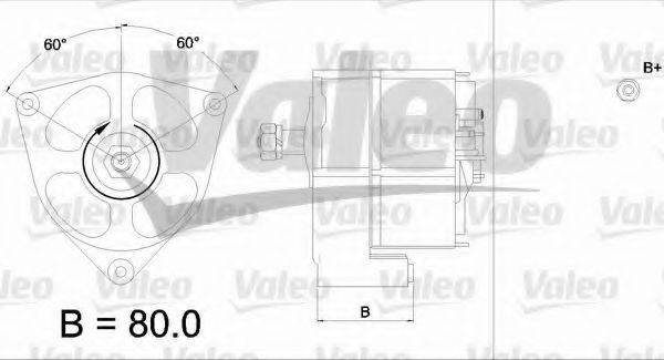 VALEO 436568 Генератор