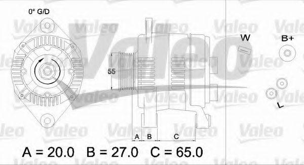 VALEO 436618 Генератор