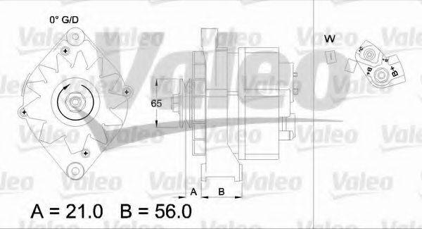 VALEO 436621 Генератор