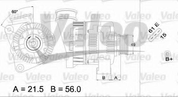 VALEO 436665 Генератор