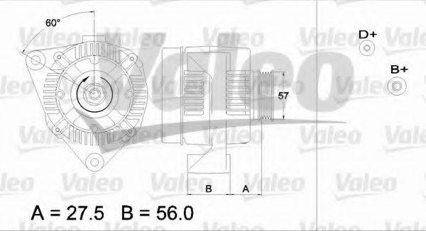 VALEO 436678 Генератор