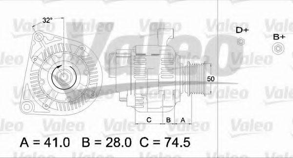 VALEO 436700 Генератор