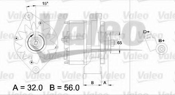 VALEO 436726 Генератор