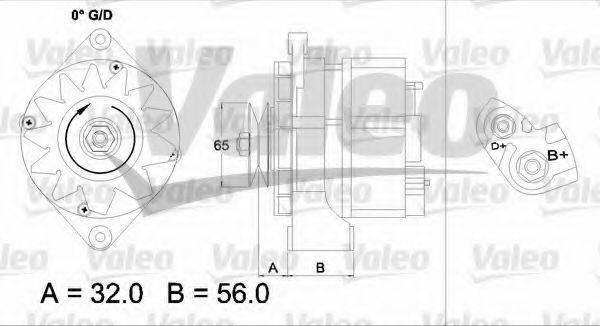 VALEO 436727 Генератор