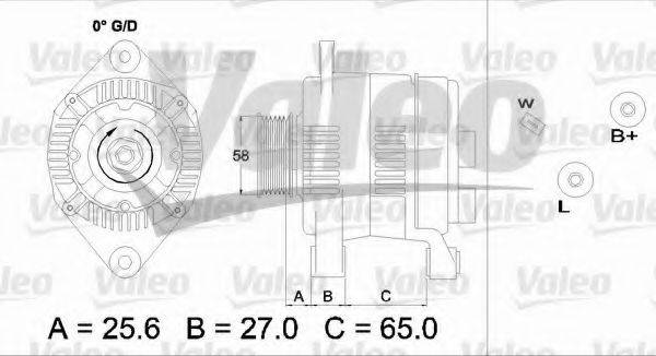 VALEO 436743 Генератор