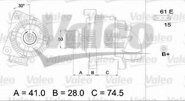 VALEO 436746 Генератор