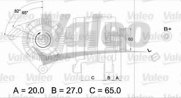 VALEO 437119 Генератор