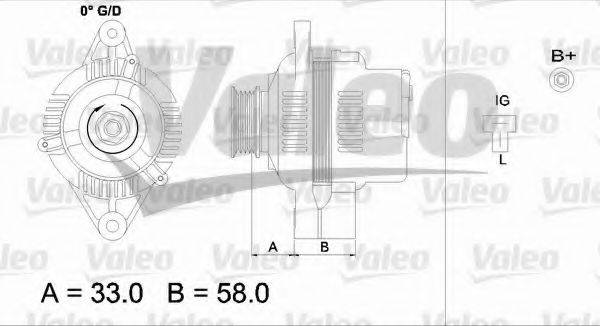 VALEO 437154 Генератор