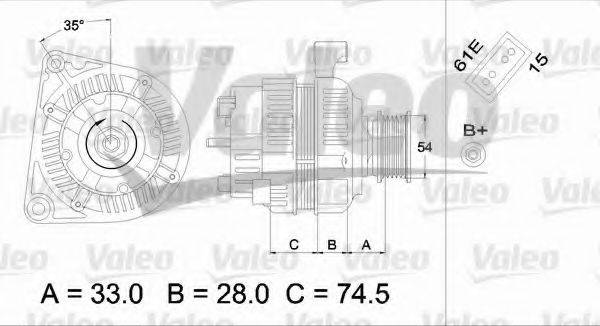 VALEO 437160 Генератор