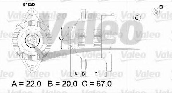 VALEO 437163 Генератор