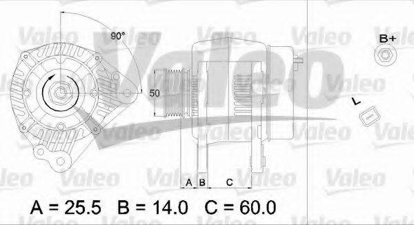 VALEO 437170 Генератор