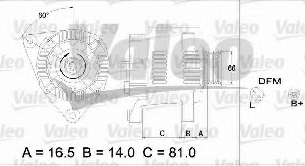 VALEO 437175 Генератор