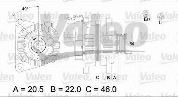 VALEO 437210 Генератор