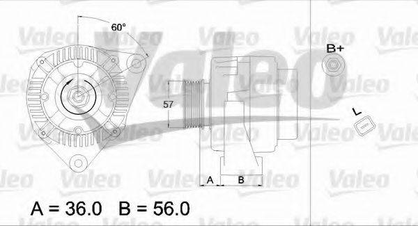 VALEO 437222 Генератор