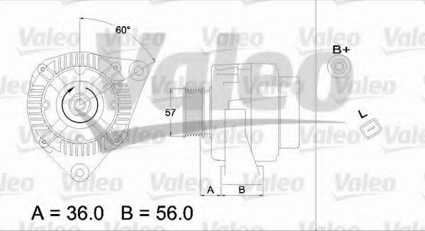 VALEO 437223 Генератор