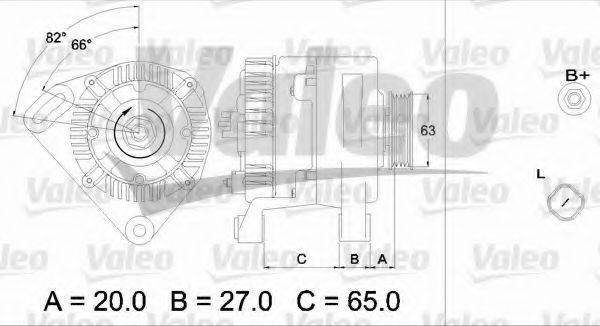 VALEO 437313 Генератор