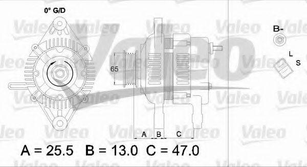 VALEO 437333 Генератор