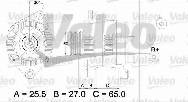 VALEO 437349 Генератор