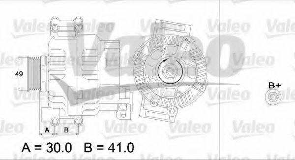 VALEO 437374 Генератор