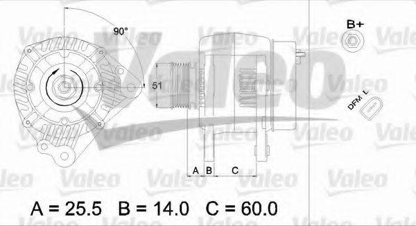 VALEO 437399 Генератор