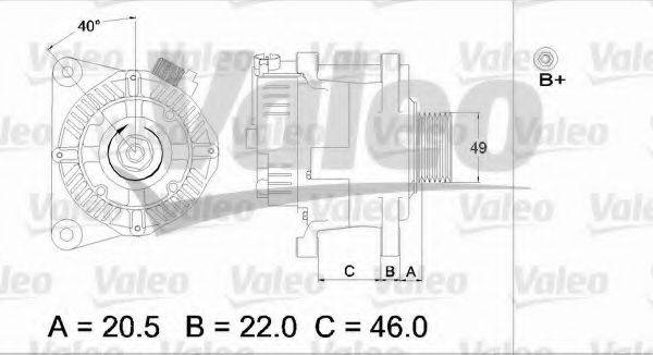 VALEO 437409 Генератор