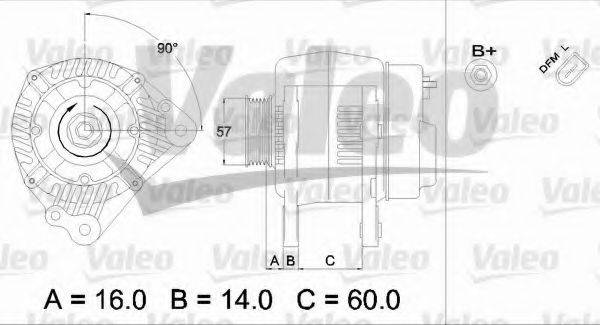 VALEO 437411 Генератор