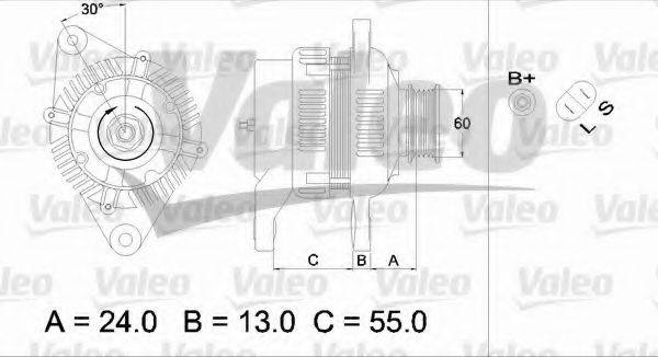 VALEO 437416 Генератор