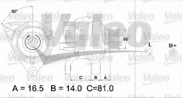 VALEO 437418 Генератор