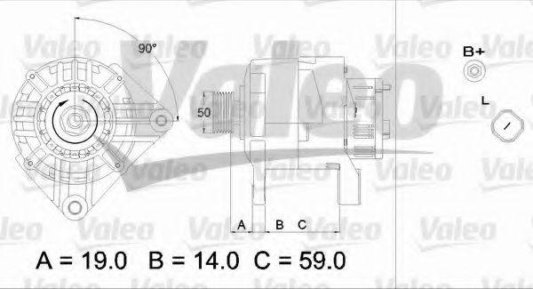 VALEO 437423 Генератор