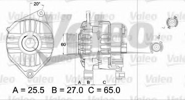 VALEO 437431 Генератор