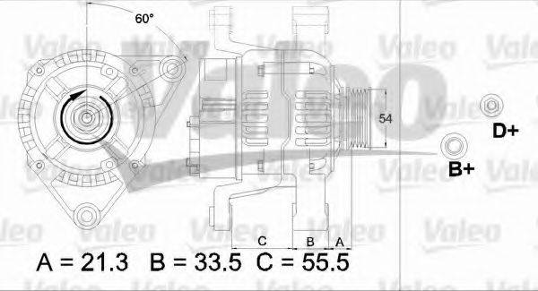 VALEO 437466 Генератор