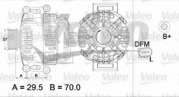 VALEO 437468 Генератор