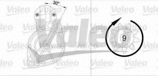 VALEO 455566 Стартер