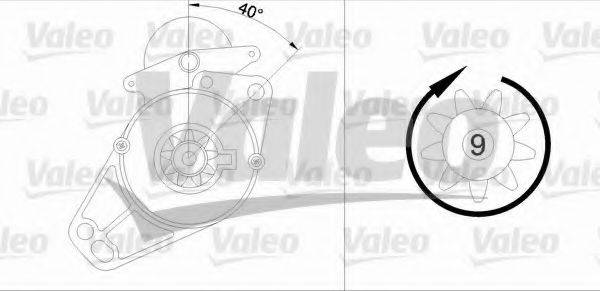 VALEO 455575 Стартер