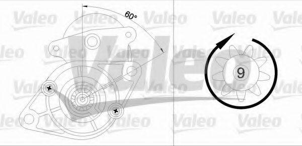 VALEO 455587 Стартер