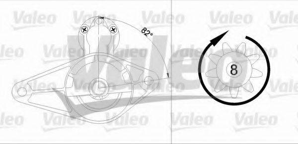 VALEO 455600 Стартер