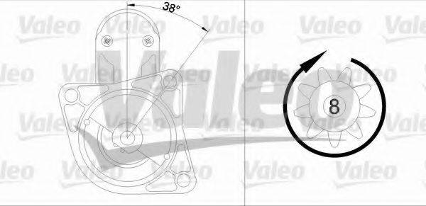 VALEO 455665 Стартер