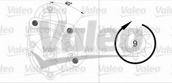 VALEO 455693 Стартер