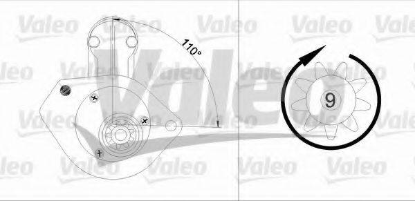 VALEO 455743 Стартер