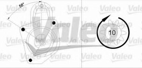 VALEO 455873 Стартер