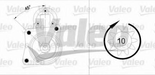 VALEO 455904 Стартер