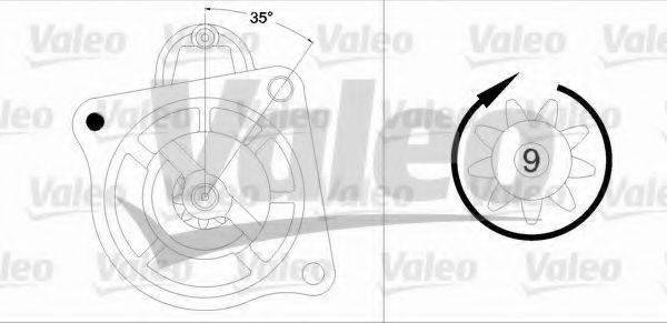 VALEO 458192 Стартер