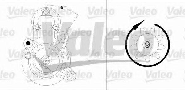 VALEO 458204 Стартер