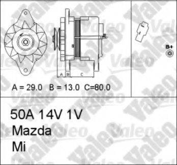 VALEO 436549 Генератор