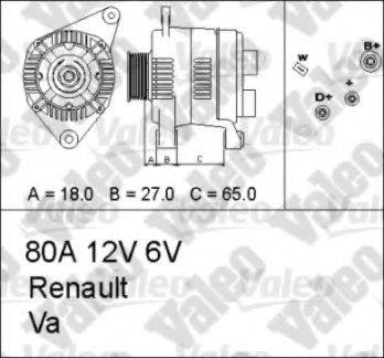 VALEO 436661 Генератор