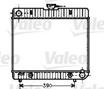 VALEO 734502 Радіатор, охолодження двигуна